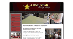 Desktop Screenshot of lonestarbodyshop.com.au